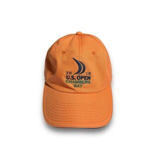 2015 US Open Chambers Bay USGA Member Golf‎ Hat Adjustable Cap Orange Adjustable